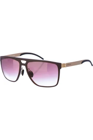Mercedes Benz Mens Rectangular shaped acetate sunglasses M7008 men - - One Size