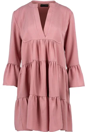 Conquista Womens Dark Pink Loose A Line Dress - - Size Medium