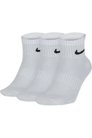 Nike Unisex Dry Cushion Everyday Ankle Socks (3 Pairs) in Cotton - Size X-Large