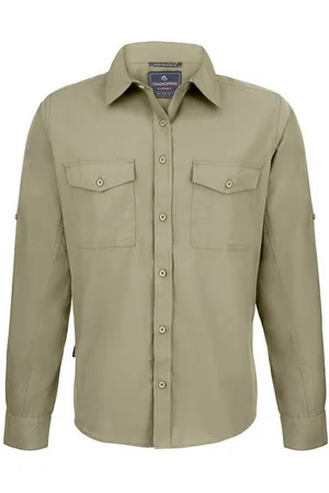 Craghoppers Mens Expert Kiwi Shirt (Pebble) - - Size Medium
