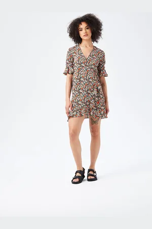 Urban Bliss Womens Floral Wrap Dress - Size 10 UK