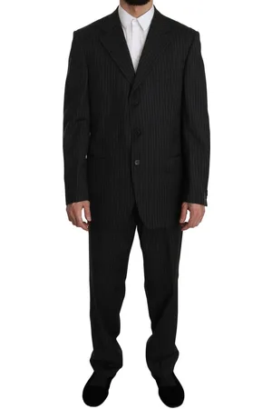 Ermenegildo Zegna Z ZEGNA Mens Striped Two Piece 3 Button 100% Wool Suit material_wool1 - Size IT 52 (Mens)