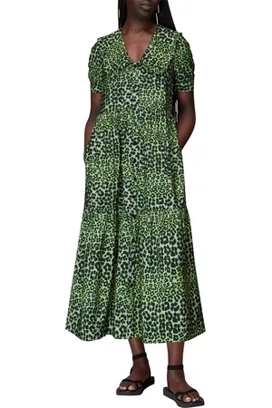 Whistles Womens Animal Collar Dress - - Size 8 UK