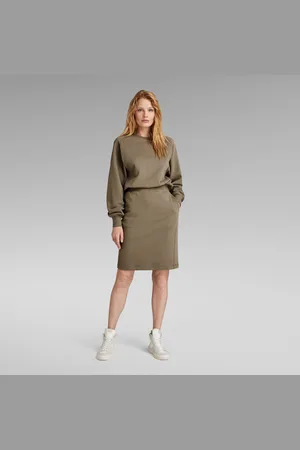 G-Star Womens G-Star RAW Ventilation Sweat Dress - Cotton - Size X-Small