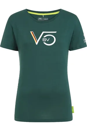 ASTON MARTIN F1 Seabastian Vettel Driver Womens T-Shirt Cotton - Size 16 UK
