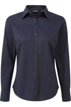 Premier Womens/Ladies Long-Sleeved Shirt - Size 26 UK