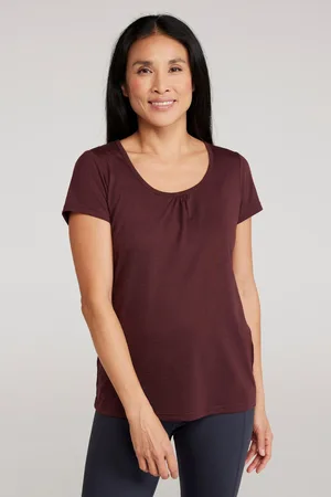 Mountain Warehouse Womens/Ladies Agra Quick Dry T-Shirt (Dark ) - Size 12 UK