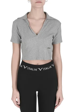 VERSACE 19V69 Womens Crop Top Cloe Cotton - One Size