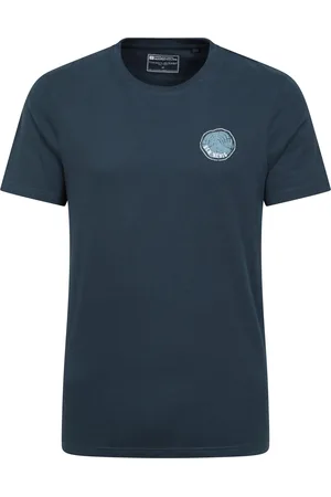 Mountain Warehouse Mens Ben Nevis Tree Ring Organic T-Shirt (Dark ) - Size Medium