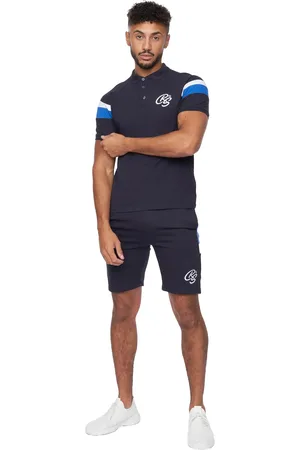 Crosshatch Mens Maxmore Top & Shorts Set - Size Large