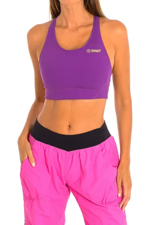 Zumba Fitness Womens Sports top with compressive fabric Z1T00507 woman - Nylon - Size Large