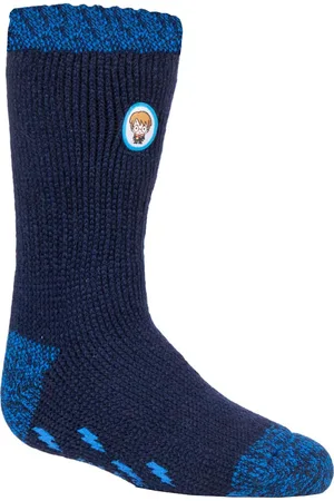 Heat Holders Childrens Character Non Slip 2.3 TOG Winter Warm Thermal Slipper Socks with Grippers - Harry Potter Boys - - Size UK 9-11 Kids