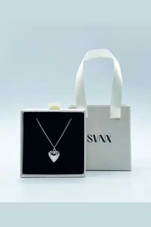 SVNX Womens Small Heart Locket Necklace in - One Size