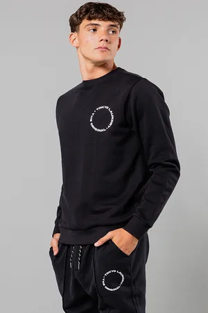 Tokyo Laundry Mens Crew Neck Jumper With Logo Print - Size Large