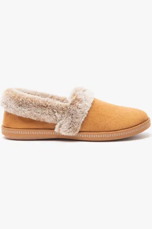 Skechers 32777/CSNT COZY CAMPFIRE-TEAM TOASTY Womens Full Slippers Chestnut - - Size UK 5.5
