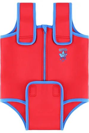Speedo Childrens Unisex Sea Squad Sleeveless /Blue Kids Neoprene Swimsuit 8 11344C314 - Size 6-9M