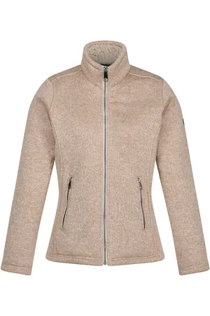 Regatta Womens Razia II Knit Effect Hi Pile Fleece Jacket - - Size 10 UK
