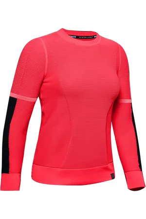 Under Armour IntelliKnit Sweatshirt Neon Jumper - Womens - Textile - Size X-Small
