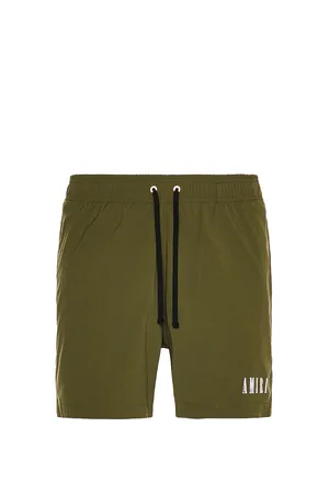 AMIRI Mens Core Logo Swimshorts in Military - Size Small