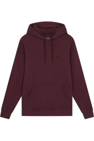 Lyle & Scott Mens Tonal Eagle Logo Pull-over Hoodie - Size Large