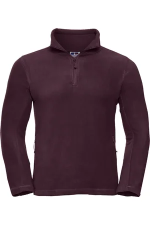 Russell Athletic Mens 1/4 Zip Outdoor Fleece Top - Size X-Large