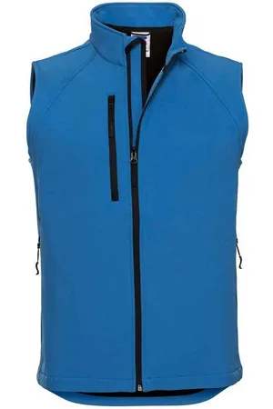 Russell Athletic Mens Softshell Gilet (Azure ) - Size X-Small