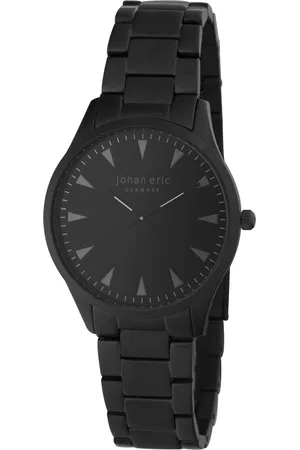 Johan Eric : Helsing¸r, Mens, dial Watch w triangular hr markers, IP stainless steel case & bracelet - One Size