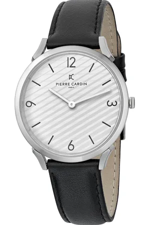 Pierre Cardin Pigalle Stripes Mens Watch CPI.2016 Leather - One Size