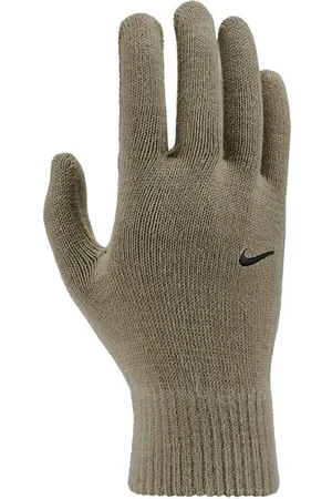 Nike Unisex Adult 2.0 Knitted Swoosh Grip Gloves ( Green/Black) - Size L/XL