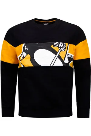 Fanatics US Sports Mens Pittsburgh Penguins Sweatshirt NFL Jumper 1573MBLK1LWPPE - Textile - Size Medium