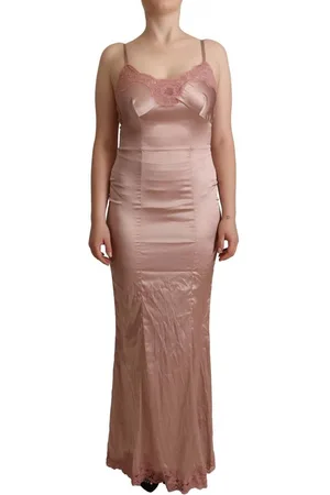 Dolce & Gabbana WoMens Lace Long Bodycon Maxi Dress material_polyester - Size IT 42 (Womens)