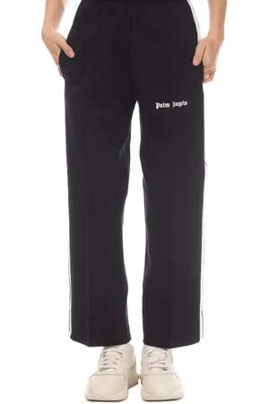 Palm Angels Womens Cropped Suit Pants in Black-White - Size 6 UK