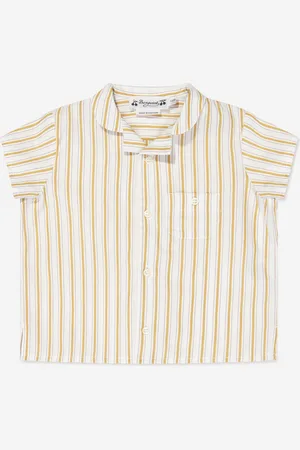 BONPOINT Baby Girls Striped Gerald Shirt in - Size 6M