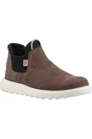Hey dude Branson Leather WoMens Coffee Boots - - Size UK 5