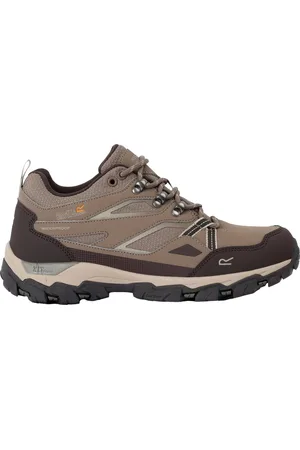 Regatta Womens/Ladies Holcombe III Low Walking Shoes (Walnut/White Pepper) - - Size UK 7