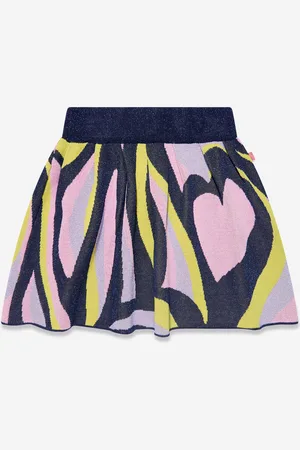 Billieblush Girls Heart Knitted Skirt in Lilac - - Size 3Y