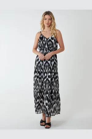 Blue Vanilla Womens Brushed Print Wrap Dress - - Size 8 UK