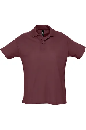 Sols Mens Summer II Pique Short Sleeve Polo Shirt Cotton - Size Large