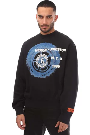 Heron Preston Mens Offroad Crewneck Sweatshirt in Cotton - Size X-Large