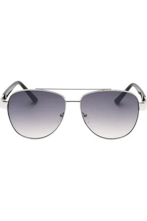 Guess Mens Gradient Smoke Lens Framed Sunglasses - One Size