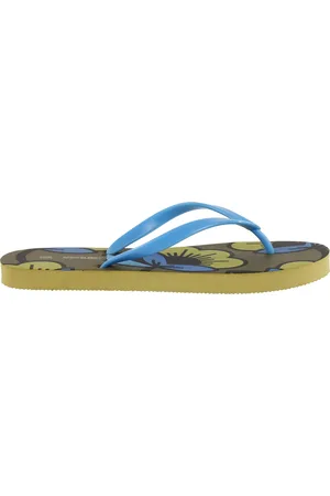 Regatta Womens/Ladies Orla Kiely Passion Flower Flip Flops (Cardamom Seed) - material_Synthetic - Size UK 4