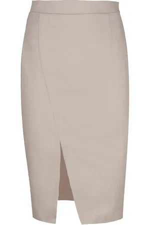 Conquista Womens Denim Style Pencil Skirt - Size Large