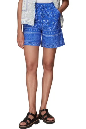 Whistles Womens Bandana Floral Print Shorts - - Size 10 UK