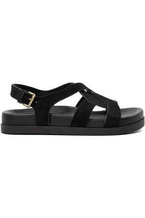 Dune Womens Ladies Loupin - Casual Flat Sandals - Leather (archived) - Size UK 3