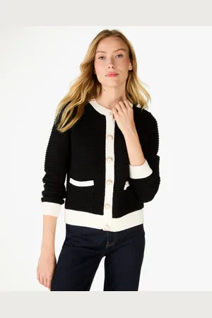 Kate Spade Womens Colorblock Lady Sweater Jacket - - Size Small