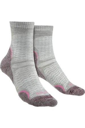 Bridgedale Womens Hiking Ultralight Merino Wool Socks - Aubergine - - Size 5-6.5 (UK Shoe)