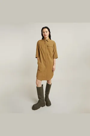 G-Star Womens G-Star RAW Cargo Tunic Dress - viscose - Size X-Large