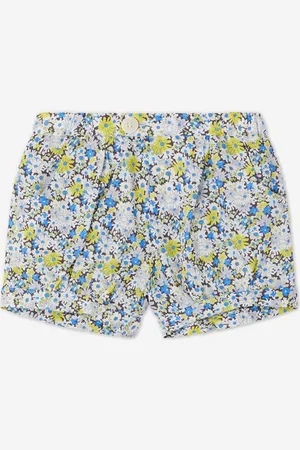 BONPOINT Baby Girls Short Square Floral Shorts in - Size 3Y