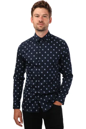 Ted Baker Mens Kyme Long Sleeve Ditsy Floral Shirt in Cotton - Size X-Small