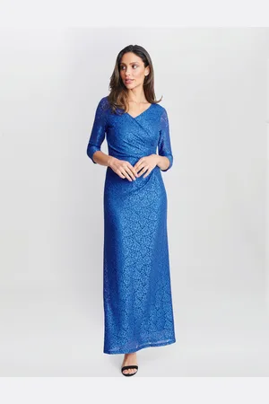Gina Bacconi Womens Fearne Lace Wrap Maxi Dress - - Size 18 UK
